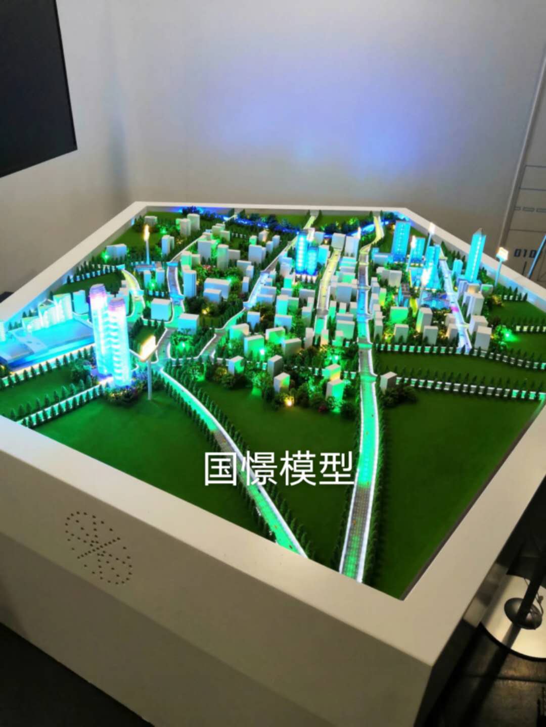 中方县建筑模型