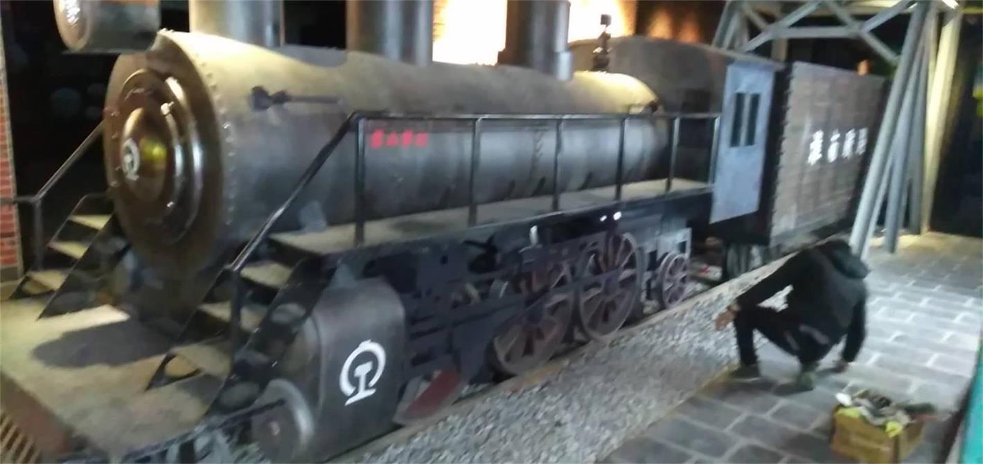 中方县蒸汽火车模型